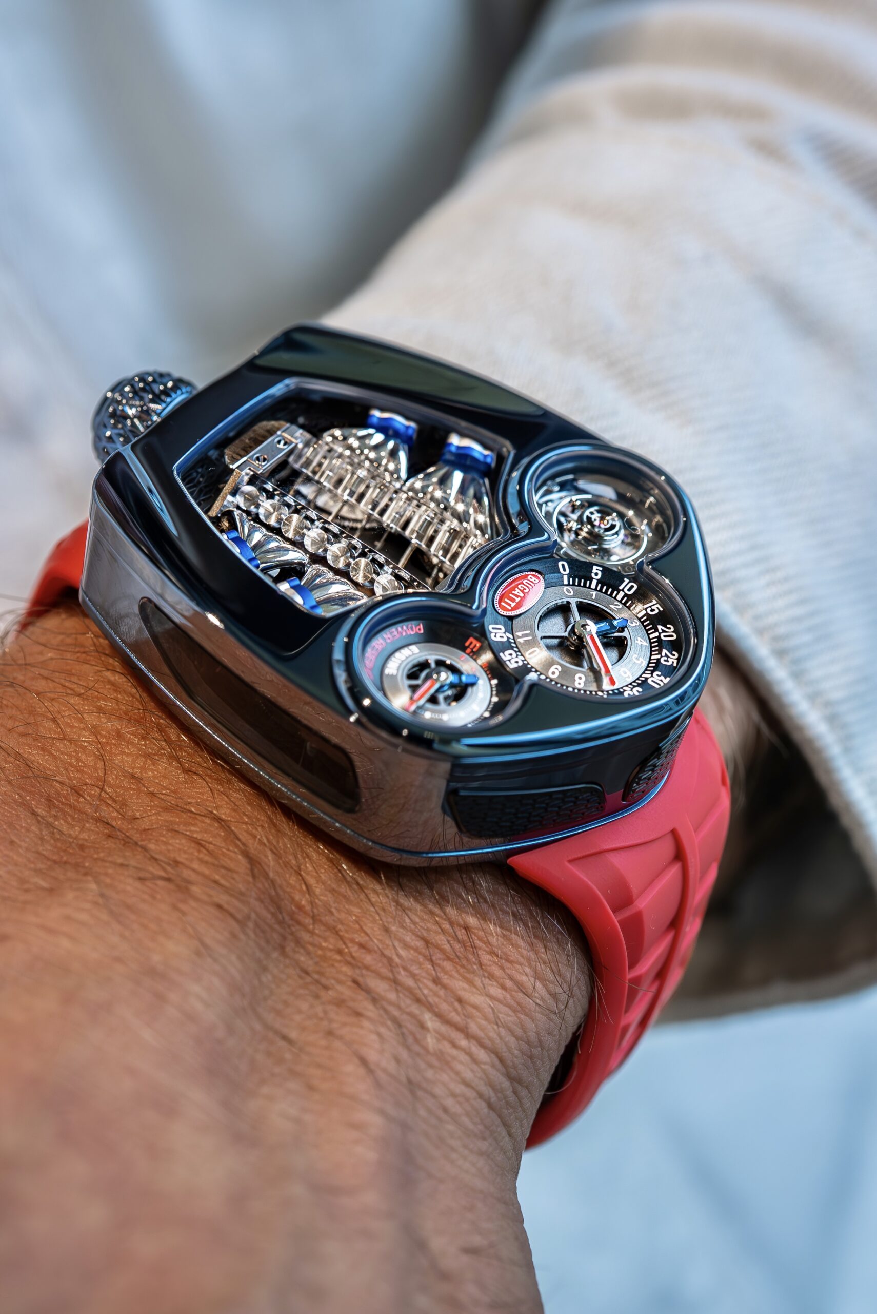 Bugatti Tourbillon Blue Titanium 2